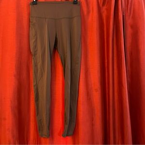 PREOWNED | Crane High-Waist Stretch Pants – Brown – Size M